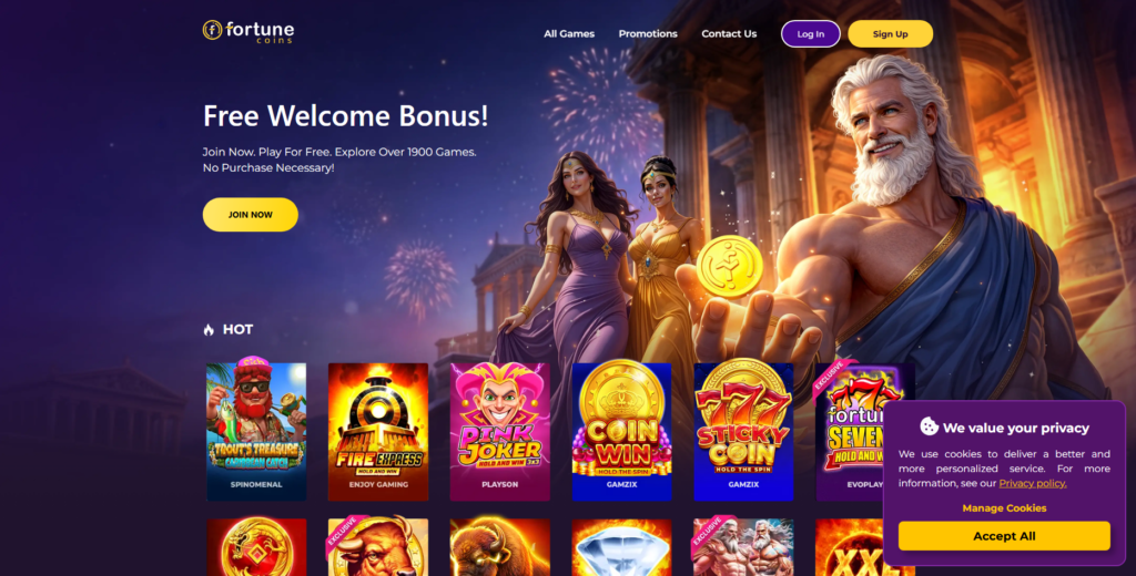  Fortune Coins — Best Stake.us Alternative for US Crypto Players