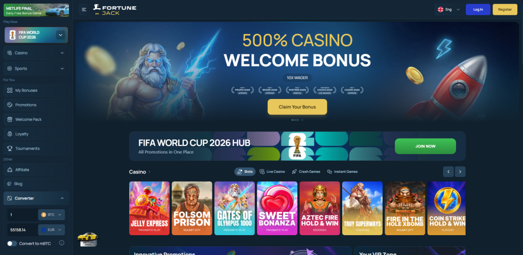  FortuneJack Telegram Bot