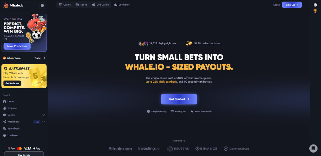 Whale.io Telegram Bot